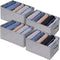 Fixwal 4pcs Wardrobe Clothes Organizer, Foldable Jean Organizer for Drawer, Washable Compartment Storage Bins for