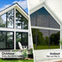 One Way Window Privacy Film, Reflective Tint for Home, Sun Blocking Anti-UV Clings with 3 Tools