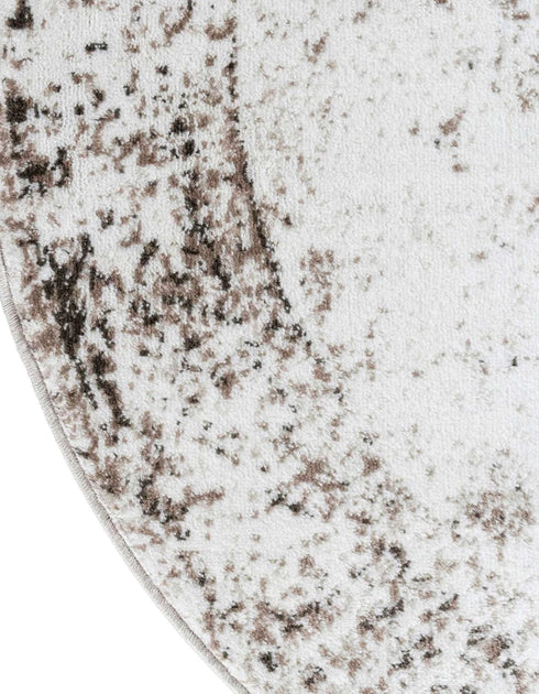 Unique Loom Sofia Collection Area Rug - Casino, 2' x 3' 1" Oval, Beige/Tan