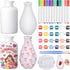 Singhoow 4 Set Mother's Day Paint Your Own Porcelain Paint Vase Art Project
