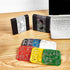 Immersion 2 Pack PCB-Design Blue Circuit Board Coasters for Coffee Table, Bar, Office - Gold