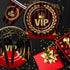 VIP Party Decorations Tableware | Movie Star Red Carpet Birthday Supplies for 24 Guests