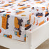 Set 3 Cozy Set, Joiedomi Kids Twin Sheet Construction Vehicle - Piece Soft Microfiber Bed Sheets - Deep Pocket Wrinkle