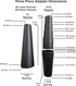 Vacuum Attachment for Dryer Vent, Crevice Cleaning Tool with Lint Trap Brush and Flexible Hose, Duct Cleaner Kit