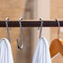 20 Pack Heavy Duty S Hooks Stainless Steel S Shaped Hooks for Kitchenware, Utensils, Clothes, Tools (Silver)