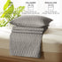 Set,Dark Set Seasons,3 Piece(1 Quilt,2 akkialla Full/Queen Size Quilt Bedding Grey Lightweight Microfiber Soft