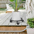 Chinpakden 10.24" 360 Plant Caddy with Wheels - Plant Stand with Wheels, Lockable Plant Rollers Plant Dolly, Plant Tray