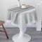 Small Waterproof Cotton Linen Washable Tablecloth Farmhouse Wrinkle Free Square Burlap Table