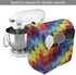 Ambesonne Abstract Stand Mixer Cover, Rainbow Colored Square Patterns, Kitchen Appliance Organizer Bag Cover, 6-8