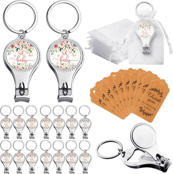 Lanties 50 Sets Bottle Openers Baby Shower Return Favors for Guest Nail Clipper