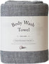 Nawrap Binchotan Charcoal Body Wash Scub Towel