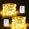 Timer Fairy Lights Battery Operated 2 Pack 16.4Ft 50 LEDs Silver Copper