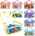 8pcs NEW Extra large color Toy Storage Bags with Zipper and Labels,