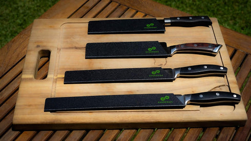 EVERPRIDE Chef Knife Sheath Set (7-Piece) | Universal Blade Edge Cover Guards for Chef’s and Kitchen Knives