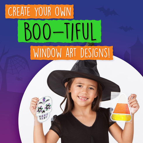 Creativity for Kids Halloween Crafts, Make Your Own Halloween Window Art with Halloween Window Clings