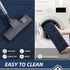 BEQHAUSE Dirt Trapper Door Mat 20" x 32", Non-Slip Machine Washable Entryway Rug, Navy Blue