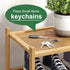 kiplant 2-Tier Closet, Bamboo Shoe Rack, Shoe Rack for Entryway, Free Standing Shoe Racks for Indoor & Outdoor