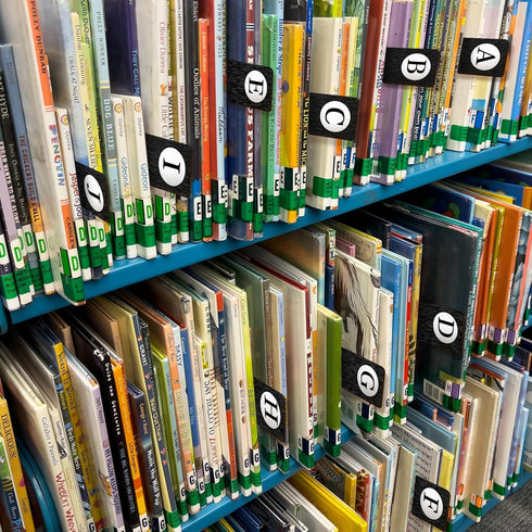 Chivertion 26 26 Albums, Pcs Library Alphabet Book Dividers Wooden Vinyl Record Organizer Separators Alphabetical A-z