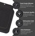 Silicone Trivets for Hot Pots and Pans (2 Pack) - Multipurpose Silicone Trivets for Hot Dishes and Hot Pot Holders (9 x 12 inch) - Silicone Heat Resistant Mats for Kitchen by Linda's Essentials by Linda's Essentials