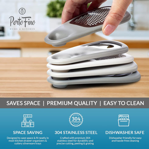 Kitchen Gadgets Set 5 Pieces - Space Saving Kitchen Gadgets - RV Gifts, Camper Gifts, Dishwasher Safe Accessories