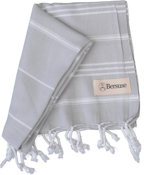 Bersuse Anatolia Bathroom Hand Towels - Premium Cotton, Absorbent, Soft, Lightweight, Quick-Drying Decorative Towels
