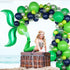 KatchOn Mermaid Tail Balloon - 25 Inch, Pack of 6 | Foil Curve Balloon for Garland | Green Mermaid Birthday Decorations