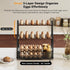 Wolera 3-Tier Countertop 36+90 Countertop 150+ Wooden Fresh Egg Holder With Basket for Eggs, Storage for with Carry