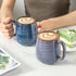 Hasense Large Coffee Mugs Set of 2 - Ceramic 20 oz Coffee Cups for Office and Home, Dishwasher & Microwave Safe