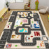 Jngred Mat(80120cm/3247in) Kids Car Rug Playmat with Non-Slip Rubber BackingCar City Life Road CarpetChild Car Traffic