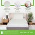 Four Seasons Essentials Twin Size Waterproof Mattress Protector, Quilted Jacquard Pad, Cooling Viscose from Bamboo