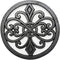 Sungmor Heavy Duty Cast Iron Round Metal Trivet, Rustproof Black Racks for Hot Pans or Teapot Kitchen Decor