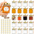 3oz Honey Jars with Dipper 20Pack, AuroTrends Glass Jars for Baby Shower