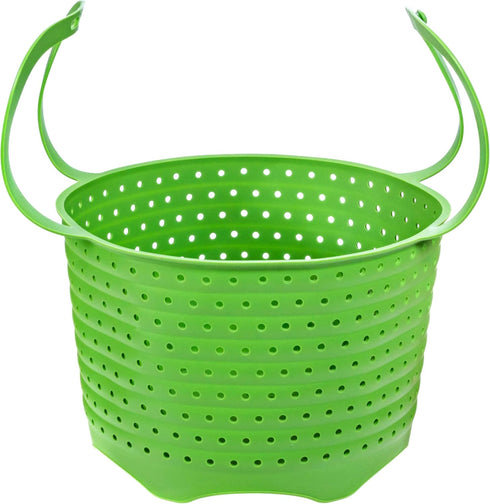 Silicone Steamer Basket, Foldable, Space-Saving, Fits 6, 8 Qt Instant Pot and Similar-Sized Pressure Cookers Accessories