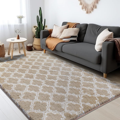 5x7 Puremy Shag Area Rug Feet Extra Soft Rugs for Living Room, High Pile Indoor Carpet for Bedroom, Kids Room, Nursery