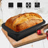 Silicone Bread Loaf Pan with Metal Reinforced Frame, Non-Stick Baking Pans for Homemade Bread, Black