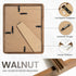 4x6 4 6 3.5x5, FLYJOE Picture Frame, Natural Solid Walnut Wood Photo Collage Frame with HD Tempered Glass, Modern
