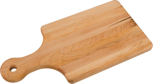 Labell Handle Serving Boards - Small Canadian Maple Hardwood Cutting Board for meats, vegetables, fruits, and cheeses,