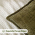 18x18 Set 2, HPUK Fall Chenille Soft Throw Pillow Covers of Accent Cushion Covers for Living Room, Bedroom, Decorative