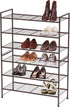 3-Tier Simple Houseware Stackable Shoes Rack Storage Shelf, Bronze
