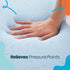 LINENSPA 2 Inch Memory Foam Mattress Topper, Gel Infused Plush Feel, Cooling and Pressure Relieving, Twin XL