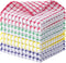 Kitinjoy Cotton 8 Pack Terry Kitchen Dish Cloths, 12 x 12 Inches
