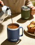 12oz Insulated Coffee Mug with Lid Includes Two Lids, Stainless Steel Coffee Travel Mug with Handle, Double Wall Vacuum