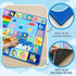 2.5x4 Kids Rug for Playroom Bedroom, Feet Educational ABC Area Rug for Classroom Nursery, Non-Slip Alphabet Learning