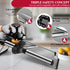 Masthome Mandoline Food Slicer Adjustable Thickness for Cheese Fruits Vegetables Stainless Steel Food Cutter Slicer
