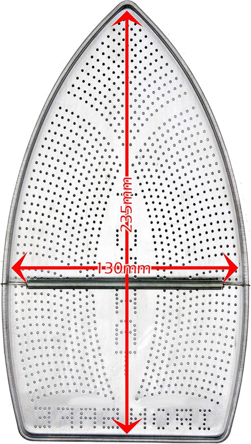 Iron-Safe Premium Iron Shoe with Top Hat Non-Stick Laminate Sole Plate