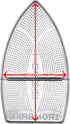 Iron-Safe Premium Iron Shoe with Top Hat Non-Stick Laminate Sole Plate