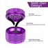 3-Piece, 2.5") Xtreme Spice Grinder Features Side Knurls for Superior Grip, Jam-Free Sharp Teeth, Quick Twist Closure |