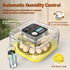 12 Incubator for Hatching Eggs, Eggs Incubator with Automatic Egg Turning, Temperature & Humidity Control, LED Egg