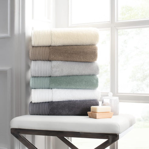Pack 4-100% 600 18 32 Aston & Arden Anatolia Turkish Hand Towels - of Ring Spun Cotton, Soft Plush Absorbent, GSM Low