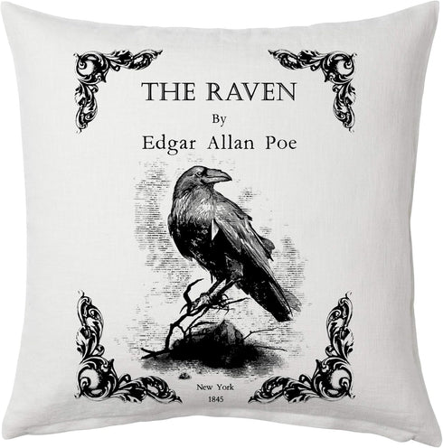 Universal Zone The Raven by Edgar Allan Poe Book Pillow Cover